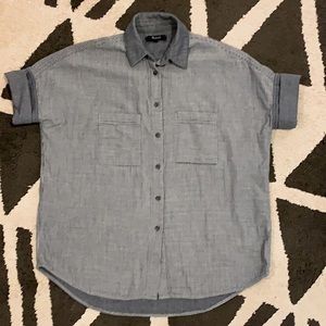 Madewell Courier Shirt in Lilydale Stripe Size XXS